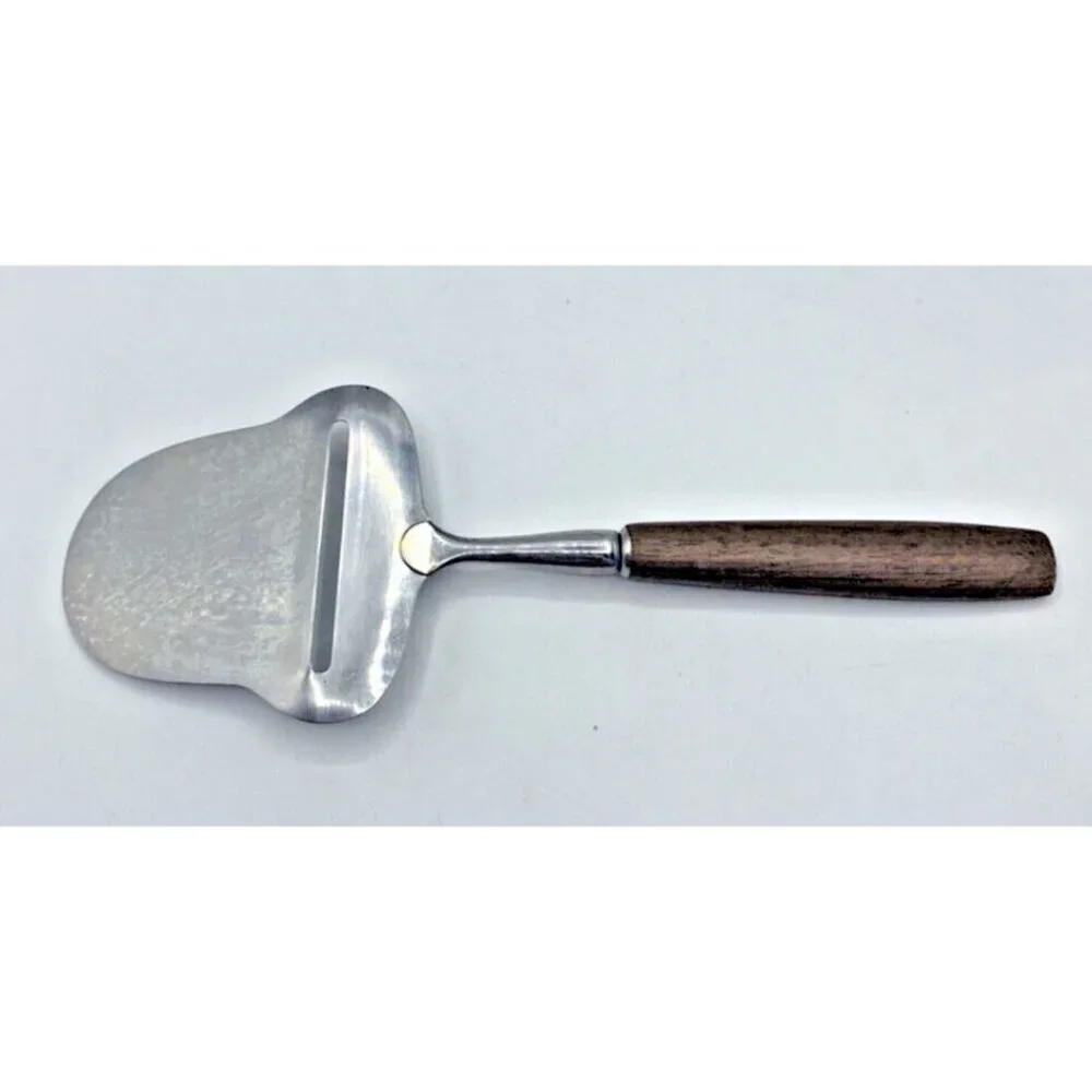 Vintage Spar MCM Cheese Plane Slicer Wooden Handle Stainless Steel 18/8 Norway